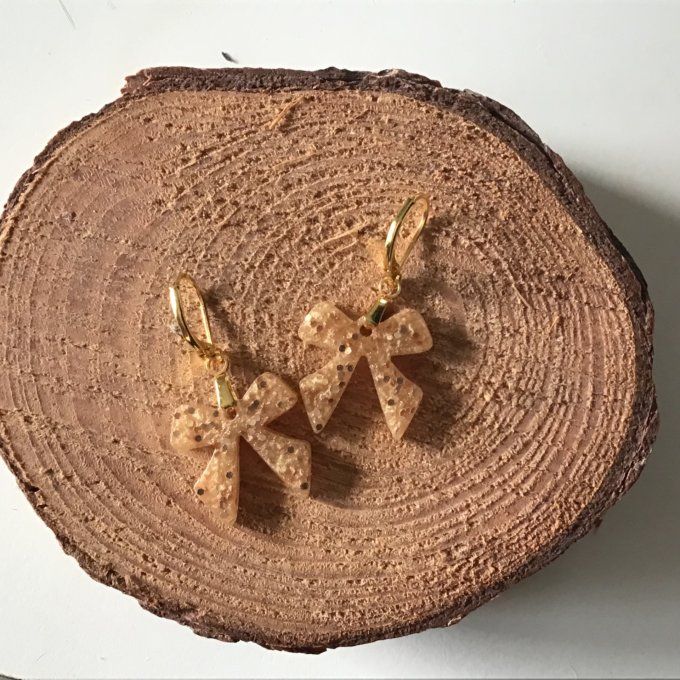 Noeud de Rêve Doré Pailleté