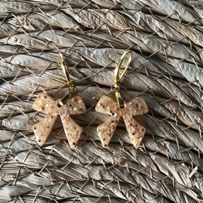 Noeud de Rêve Doré Pailleté