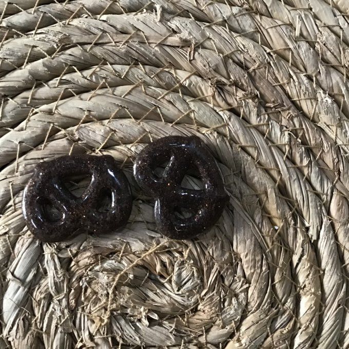 Créoles et Pampilles Bretzels Marron