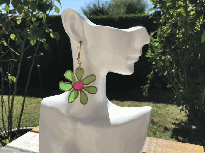 Le Pouvoir des fleurs vert/rose